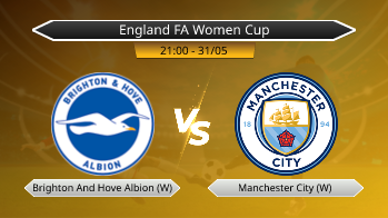 England FA Women Cup - Brighton And Hove Albion (W) vs Manchester City (W)