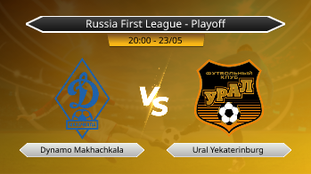 Russia First League - Playoff Dynamo Makhachkala VS Ural Yekaterinburg