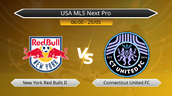 USA MLS Next Pro New York Red Bulls II VS Connecticut United FC
