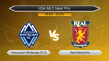 USA MLS Next Pro Vancouver Whitecaps FC II VS Real Monarchs