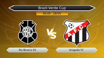 Brazil Verde Cup Rio Branco ES VS Anapolis FC