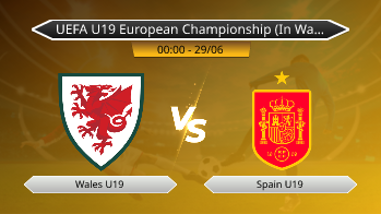 UEFA U19 European Championship (In Wales) - Wales U19 vs Spain U19
