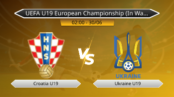 UEFA U19 European Championship (In Wales) - Croatia U19 vs Ukraine U19