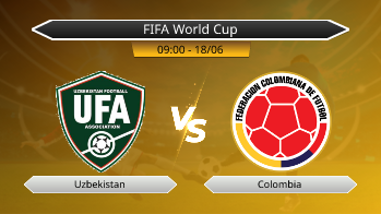 FIFA World Cup - Uzbekistan vs Colombia