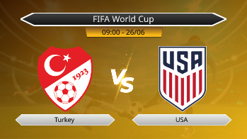 FIFA World Cup - Turkey vs USA