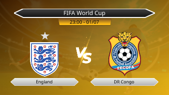 FIFA World Cup - England vs DR Congo