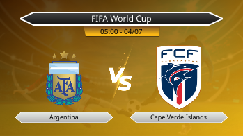 FIFA World Cup - Argentina vs Cape Verde Islands