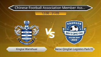 Chinese Football Association Member Association Champions League Xingtai Wanshuai VS Benxi Qingfan Logistics Park FC
