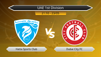 UAE 1st Division Hatta Sports Club VS Dubai City FC