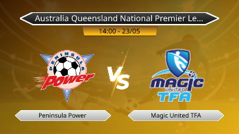Australia Queensland National Premier League Peninsula Power VS Magic United TFA