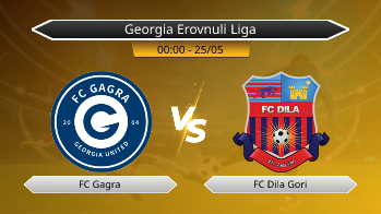 Georgia Erovnuli Liga FC Gagra VS FC Dila Gori