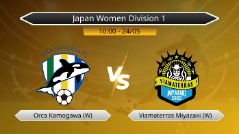 Japan Women Division 1 Orca Kamogawa (W) VS Viamaterras Miyazaki (W)