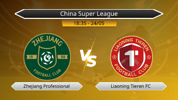 China Super League - Zhejiang Professional vs Liaoning Tieren FC