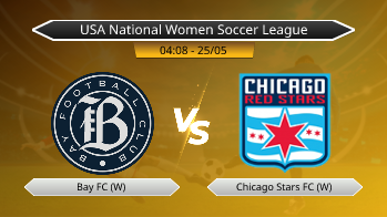 USA National Women Soccer League Bay FC (W) VS Chicago Stars FC (W)