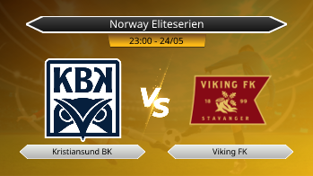 Norway Eliteserien - Kristiansund BK vs Viking FK