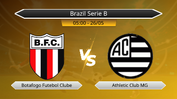 Brazil Serie B Botafogo Futebol Clube VS Athletic Club MG