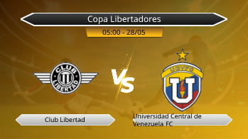Copa Libertadores Club Libertad VS Universidad Central de Venezuela FC
