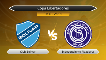 Copa Libertadores Club Bolivar VS Independiente Rivadavia