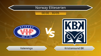 Norway Eliteserien Valerenga VS Kristiansund BK