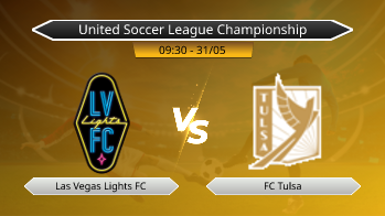 United Soccer League Championship Las Vegas Lights FC VS FC Tulsa