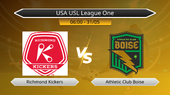 USA USL League One Richmond Kickers VS Athletic Club Boise