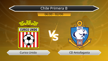 Chile Primera B Curico Unido VS CD Antofagasta