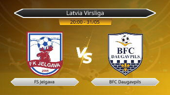 Latvia Virsliga FS Jelgava VS BFC Daugavpils