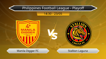 Philippines Football League - Playoff Manila Digger FC VS Stallion Laguna