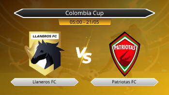 Colombia Cup Llaneros FC VS Patriotas FC